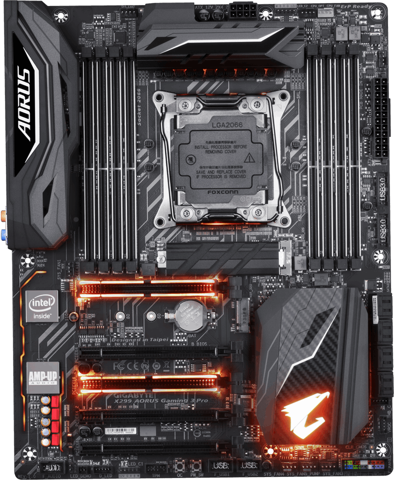 Gigabyte X299 Aorus Gaming 3 Pro - Motherboard Specifications On